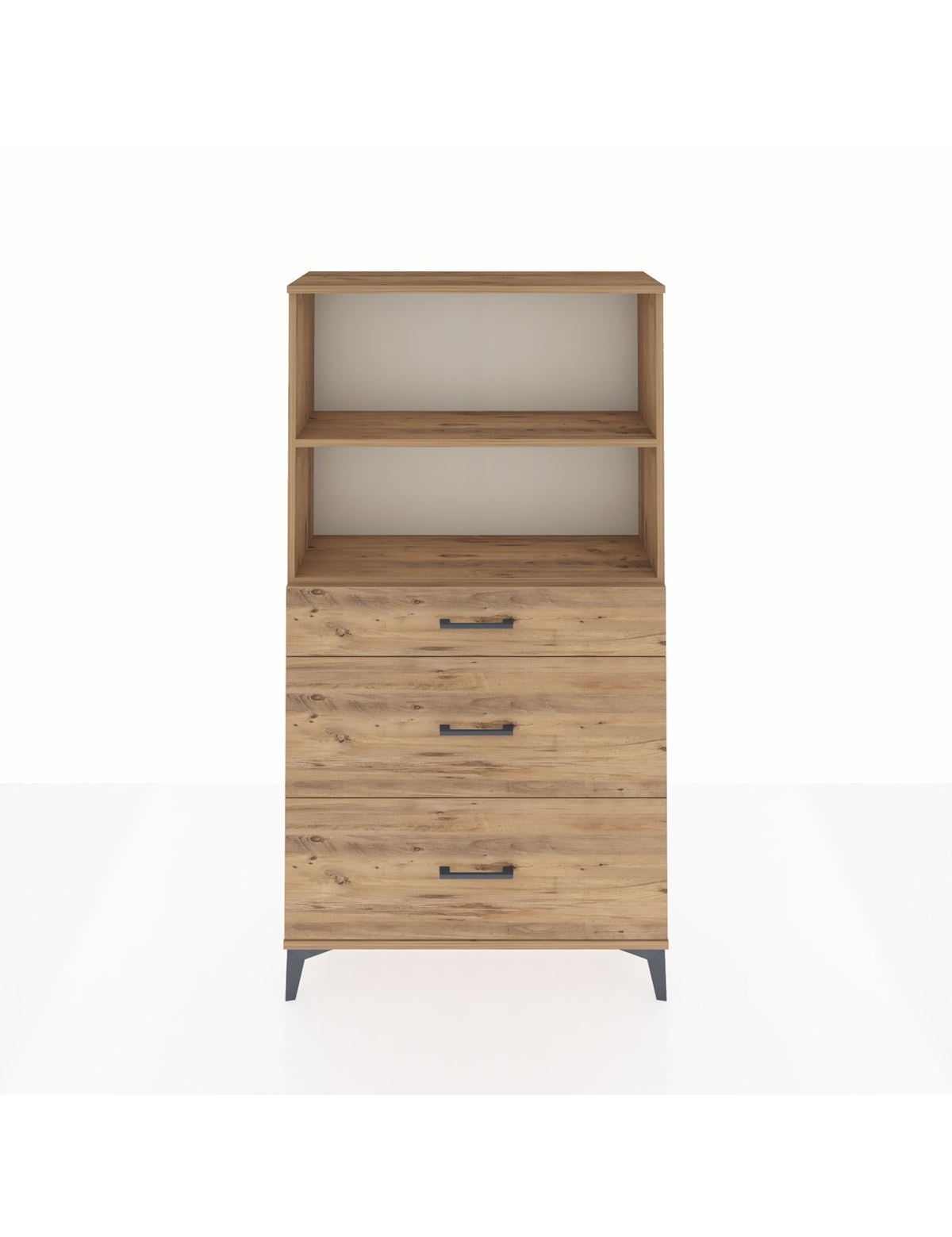 Arges Dolap 2 Raflı 3 Çekmeceli 88x30x163 - S21M024V9A
