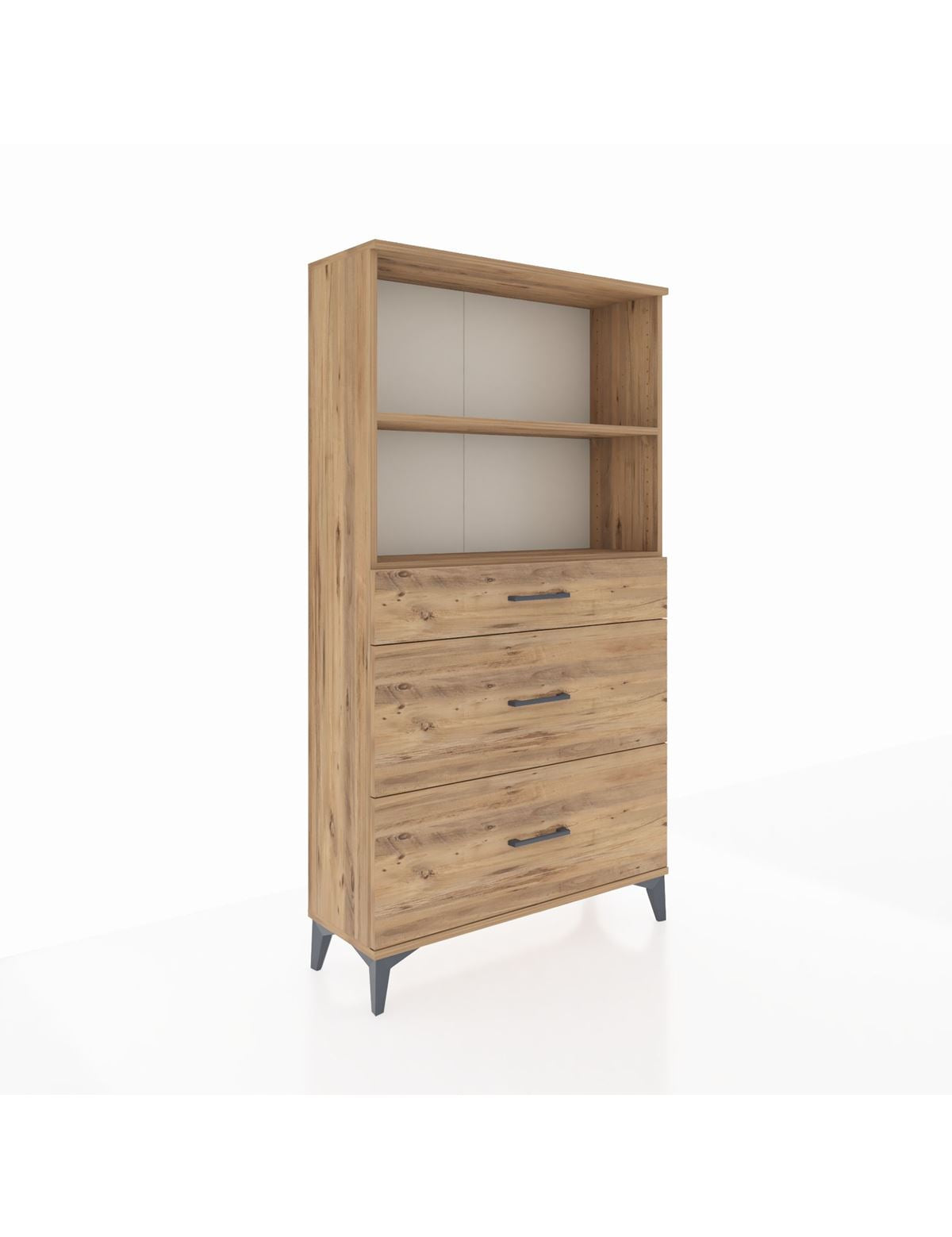 Arges Dolap 2 Raflı 3 Çekmeceli 88x30x163 - S21M024V9A
