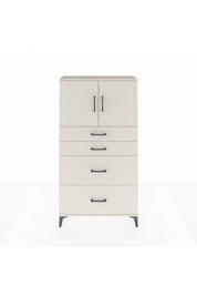 Arges Dolap 2 Raflı 4 Çekmeceli 2 Kapaklı 88x30x163 - S21M025V1A