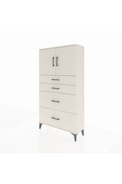 Arges Dolap 2 Raflı 4 Çekmeceli 2 Kapaklı 88x30x163 - S21M025V1A