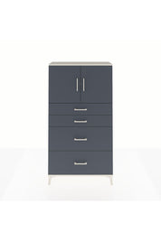 Arges Dolap 2 Raflı 4 Çekmeceli 2 Kapaklı 88x30x163 - S21M025V2A