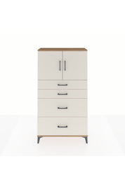 Arges Dolap 2 Raflı 4 Çekmeceli 2 Kapaklı 88x30x163 - S21M025V7A