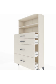 Arges Dolap 2 Raflı 4 Çekmeceli 88x30x163 - S21M026V1A