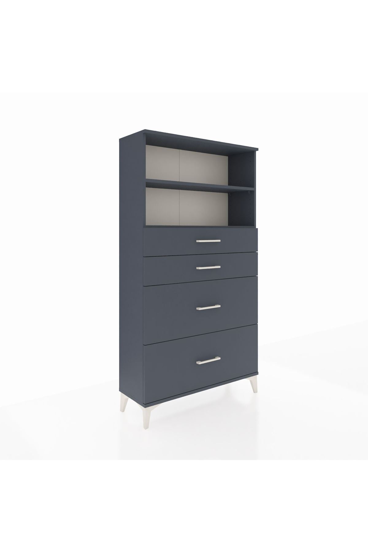 Arges Dolap 2 Raflı 4 Çekmeceli 88x30x163 - S21M026V5A