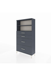 Arges Dolap 2 Raflı 4 Çekmeceli 88x30x163 - S21M026V5A