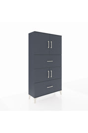 Arges Dolap 3 Raflı 2 Çekmeceli 4 Kapaklı 88x30x163 - S21M027V5A