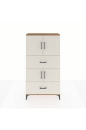 Arges Dolap 3 Raflı 2 Çekmeceli 4 Kapaklı 88x30x163 - S21M027V7A