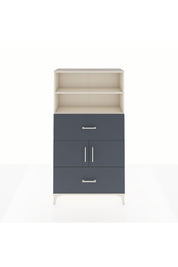 Arges Dolap 3 Raflı 2 Çekmeceli 2 Kapaklı 88x30x163 - S21M028V2A