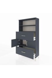 Arges Dolap 3 Raflı 2 Çekmeceli 2 Kapaklı 88x30x163 - S21M028V5A
