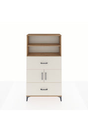Arges Dolap 3 Raflı 2 Çekmeceli 2 Kapaklı 88x30x163 - S21M028V7A
