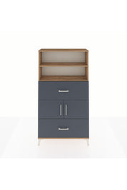 Arges Dolap 3 Raflı 2 Çekmeceli 2 Kapaklı 88x30x163 - S21M028V8A