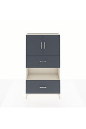 Arges Dolap 3 Raflı 2 Çekmeceli 2 Kapaklı 88x30x163 - S21M029V2A