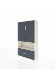 Arges Dolap 3 Raflı 2 Çekmeceli 2 Kapaklı 88x30x163 - S21M029V2A