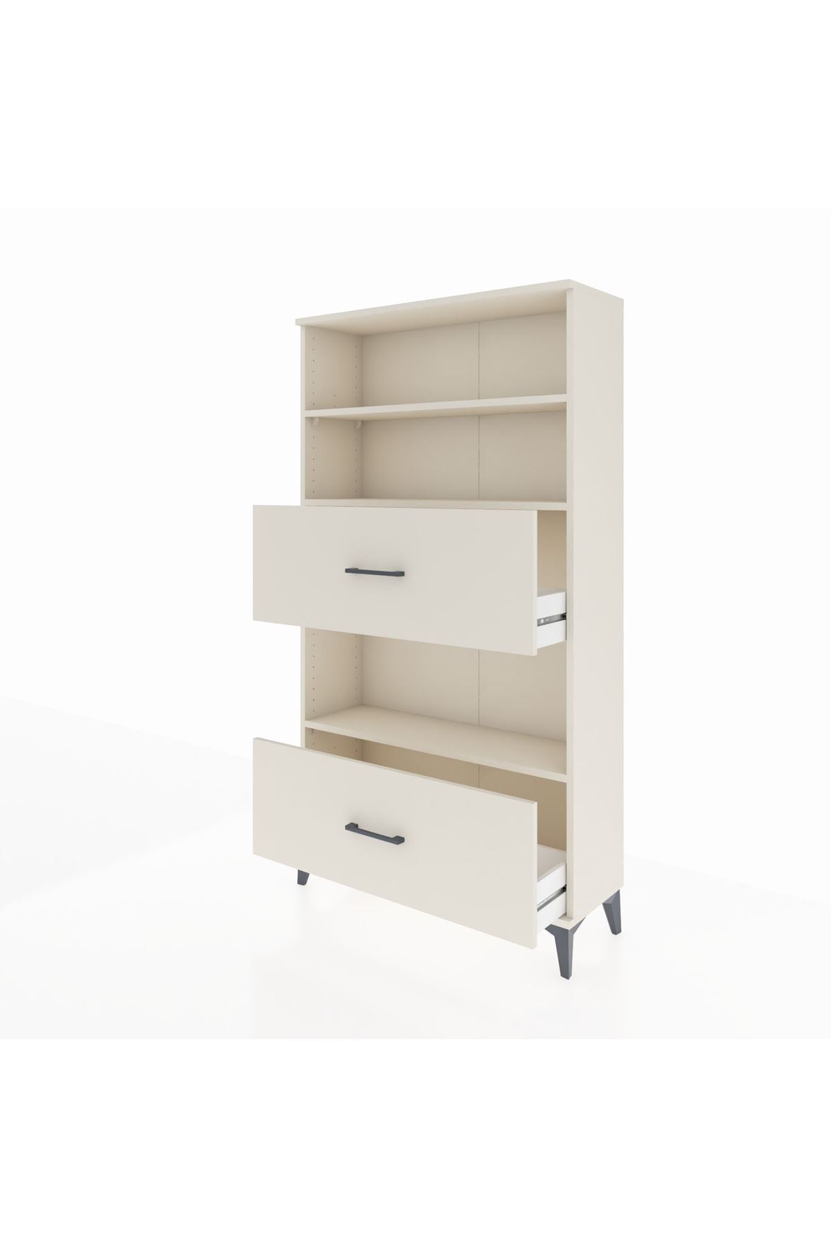 Arges Dolap 3 Raflı 2 Çekmeceli 88x30x163 - S21M030V1A