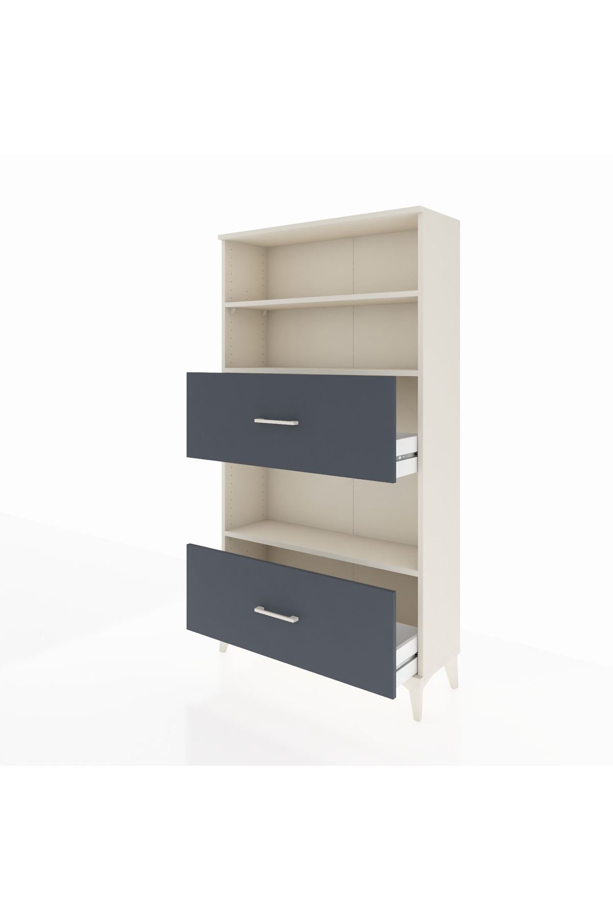Arges Dolap 3 Raflı 2 Çekmeceli 88x30x163 - S21M030V2A