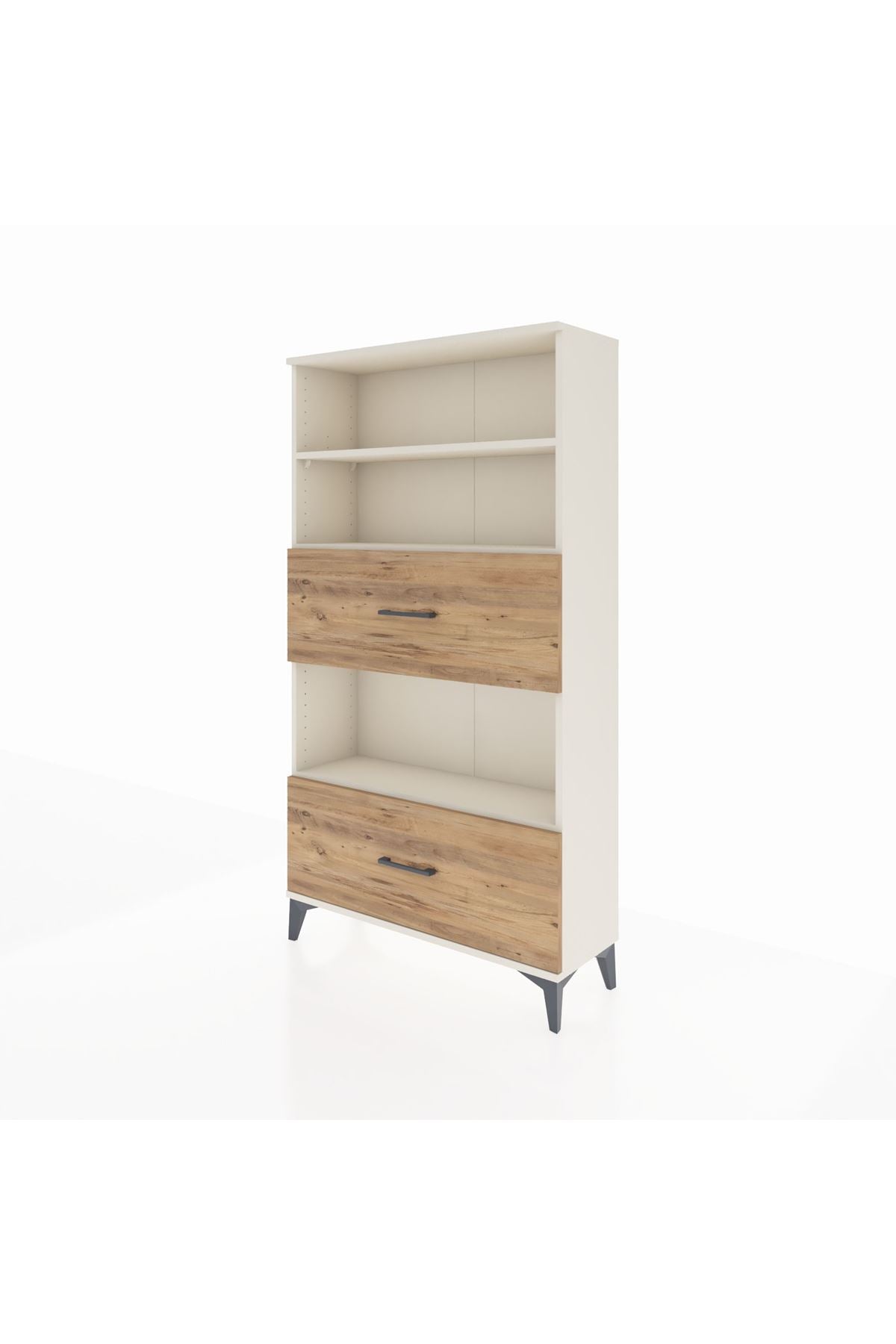 Arges Dolap 3 Raflı 2 Çekmeceli 88x30x163 - S21M030V3A