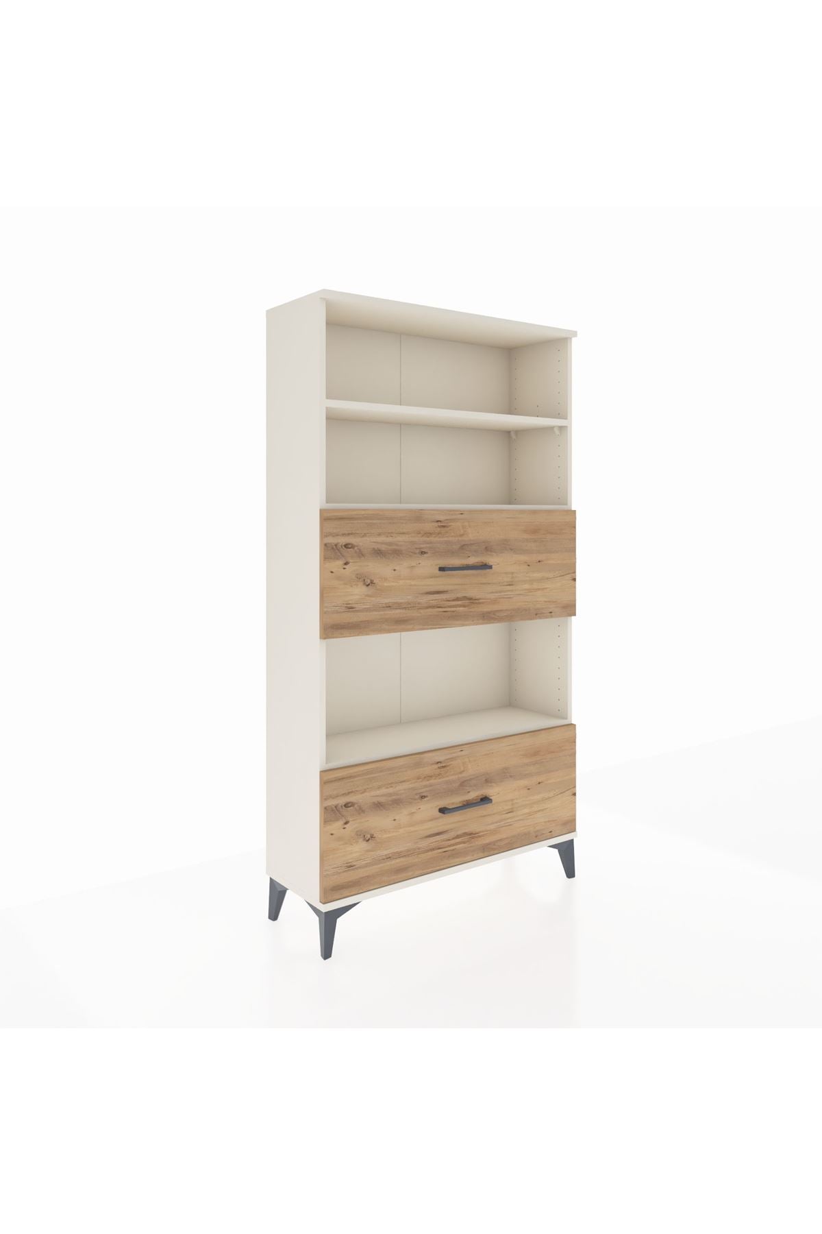 Arges Dolap 3 Raflı 2 Çekmeceli 88x30x163 - S21M030V3A