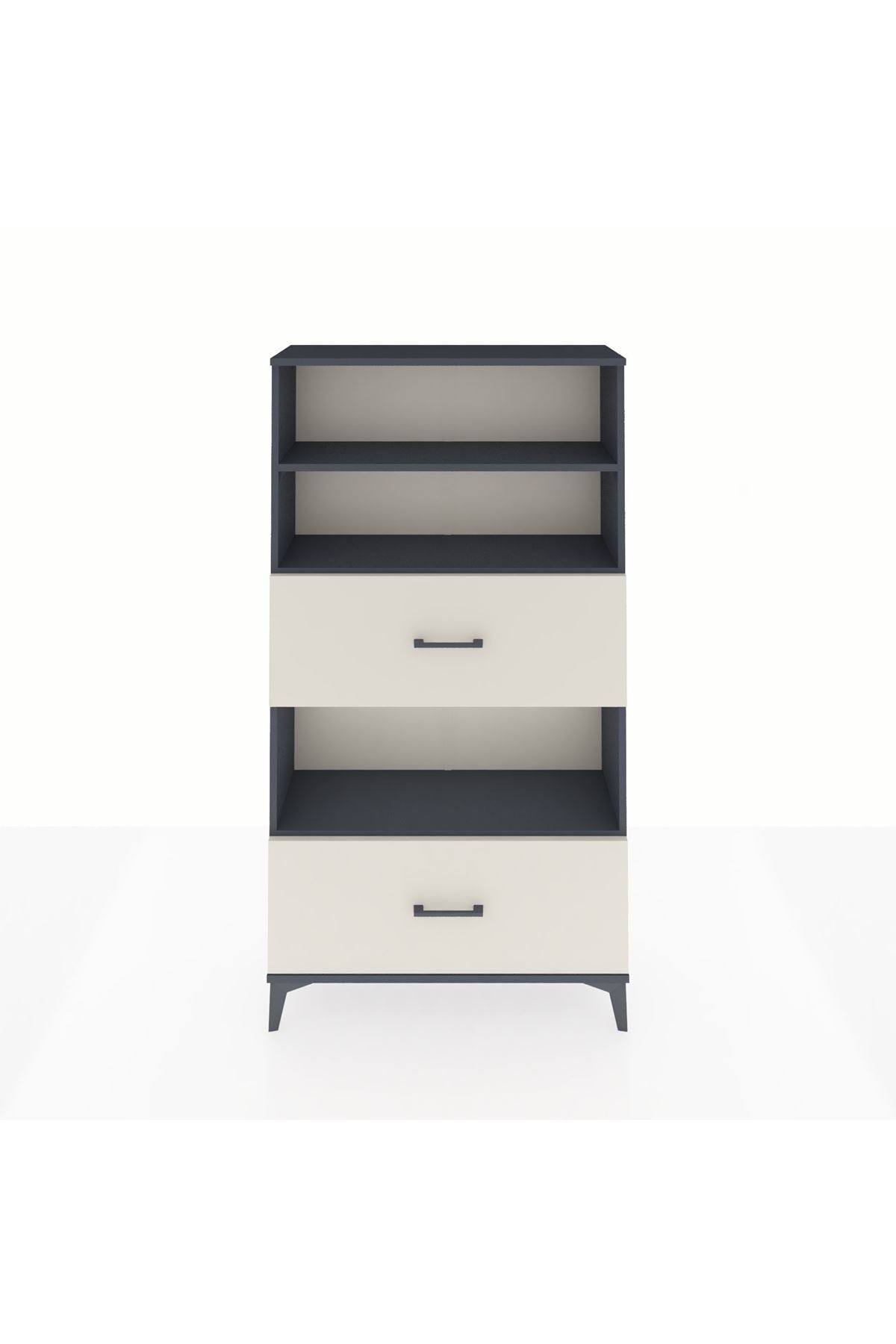 Arges Dolap 3 Raflı 2 Çekmeceli 88x30x163 - S21M030V4A