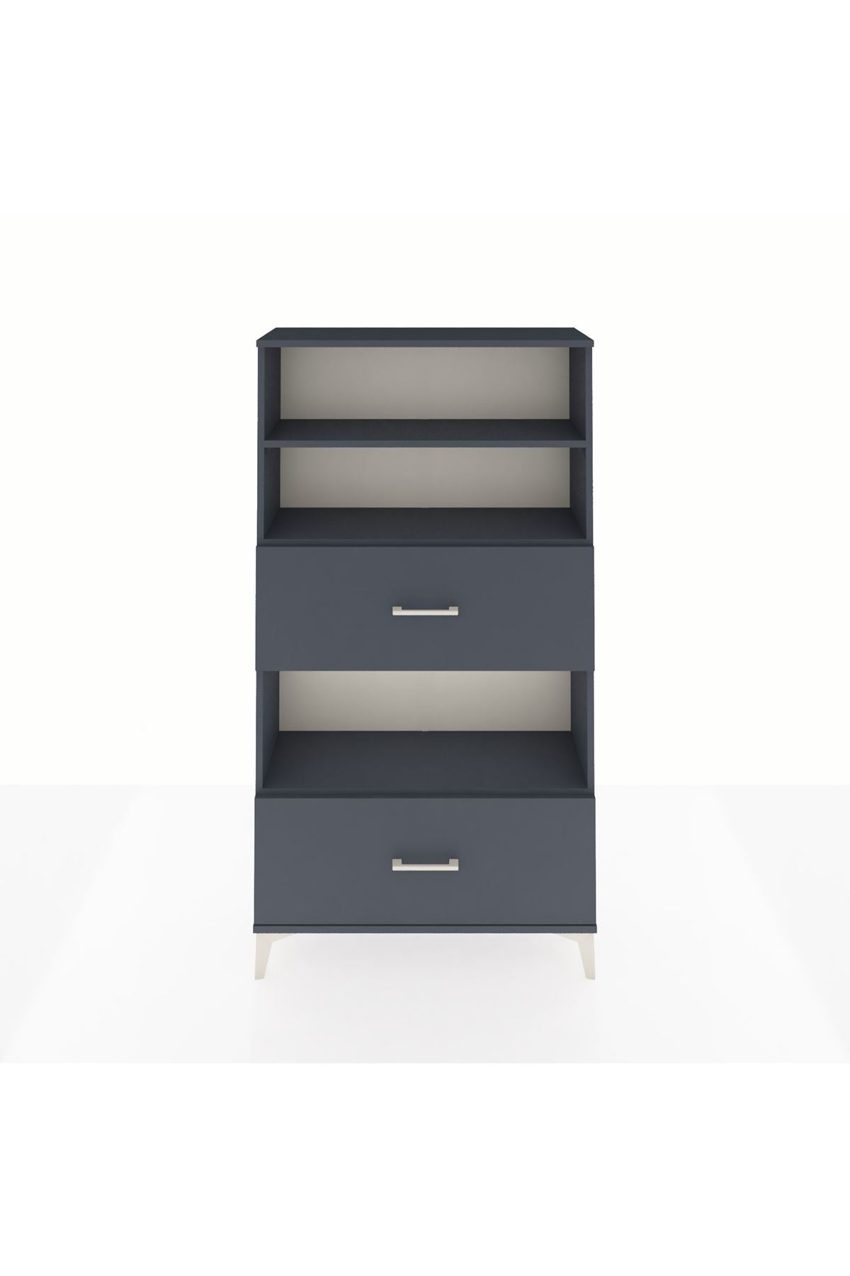 Arges Dolap 3 Raflı 2 Çekmeceli 88x30x163 - S21M030V5A