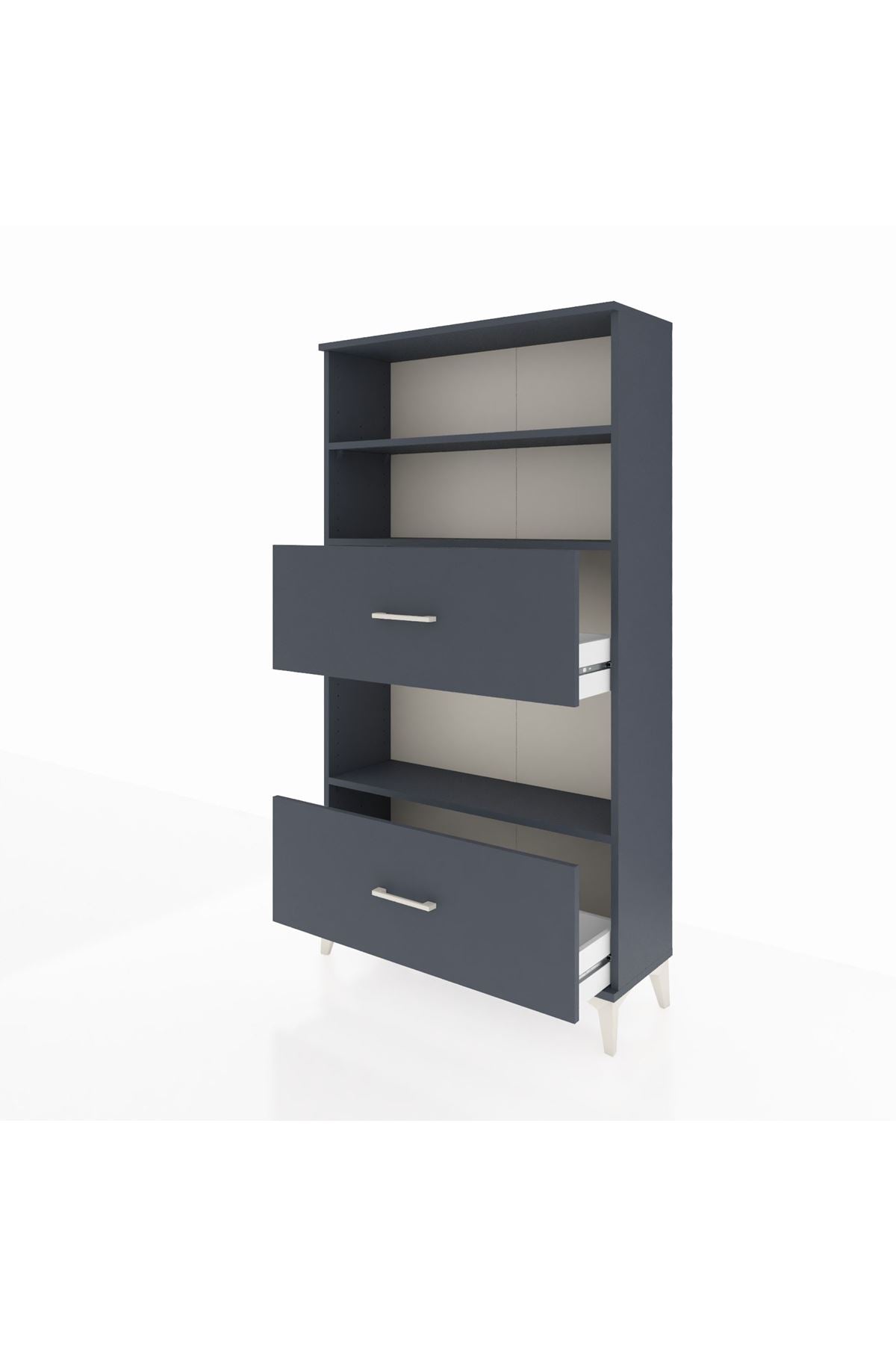 Arges Dolap 3 Raflı 2 Çekmeceli 88x30x163 - S21M030V5A