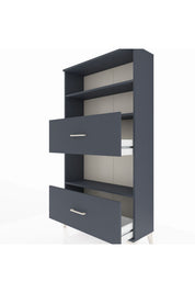 Arges Dolap 3 Raflı 2 Çekmeceli 88x30x163 - S21M030V5A