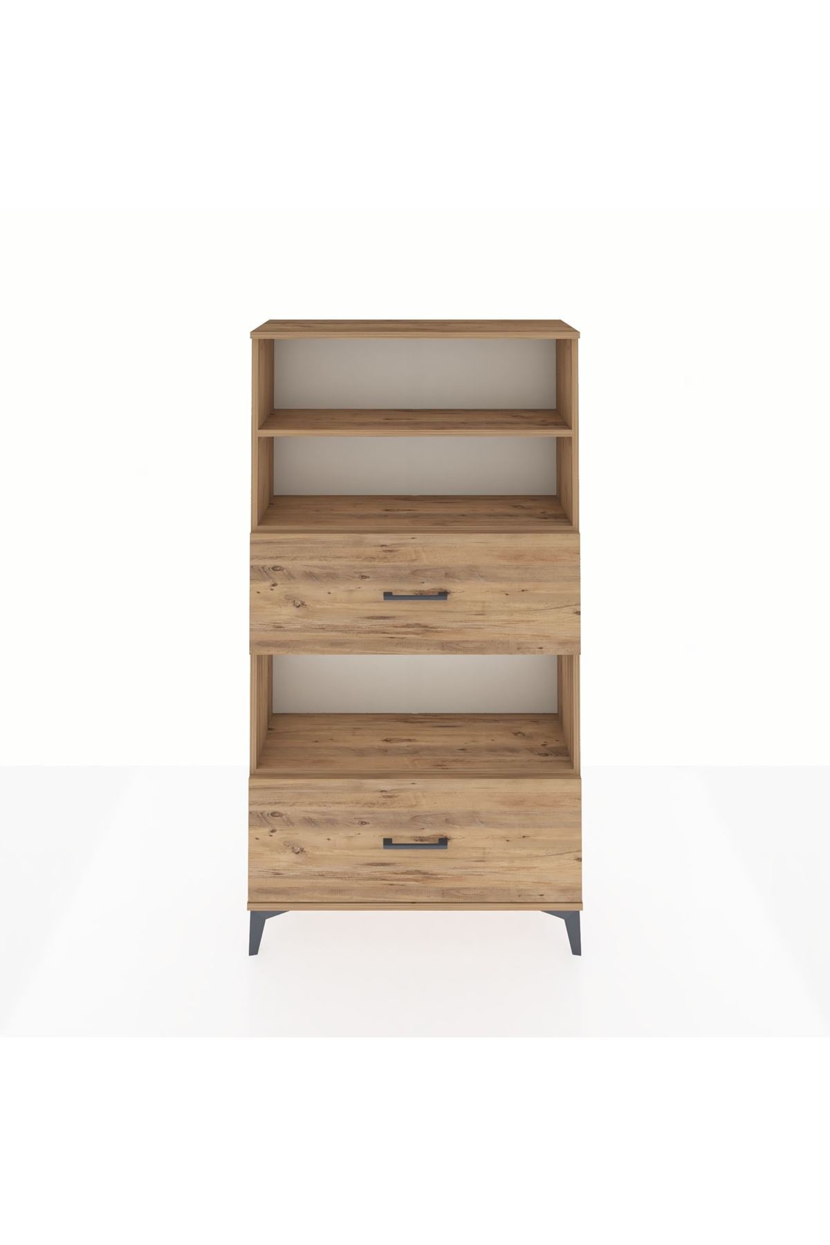 Arges Dolap 3 Raflı 2 Çekmeceli 88x30x163 - S21M030V9A
