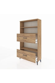 Arges Dolap 3 Raflı 2 Çekmeceli 88x30x163 - S21M030V9A
