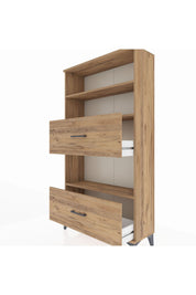 Arges Dolap 3 Raflı 2 Çekmeceli 88x30x163 - S21M030V9A
