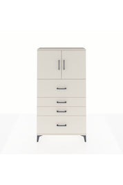 Arges Dolap 2 Raflı 4 Çekmeceli 2 Kapaklı 88x30x163 - S21M031V1A