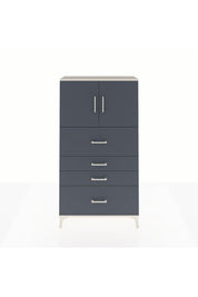 Arges Dolap 2 Raflı 4 Çekmeceli 2 Kapaklı 88x30x163 - S21M031V2A