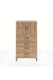 Arges Dolap 2 Raflı 4 Çekmeceli 2 Kapaklı 88x30x163 - S21M031V3A
