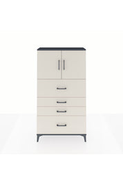 Arges Dolap 2 Raflı 4 Çekmeceli 2 Kapaklı 88x30x163 - S21M031V4A