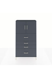 Arges Dolap 2 Raflı 4 Çekmeceli 2 Kapaklı 88x30x163 - S21M031V5A