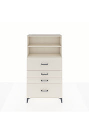 Arges Dolap 2 Raflı 4 Çekmeceli 88x30x163 - S21M032V1A