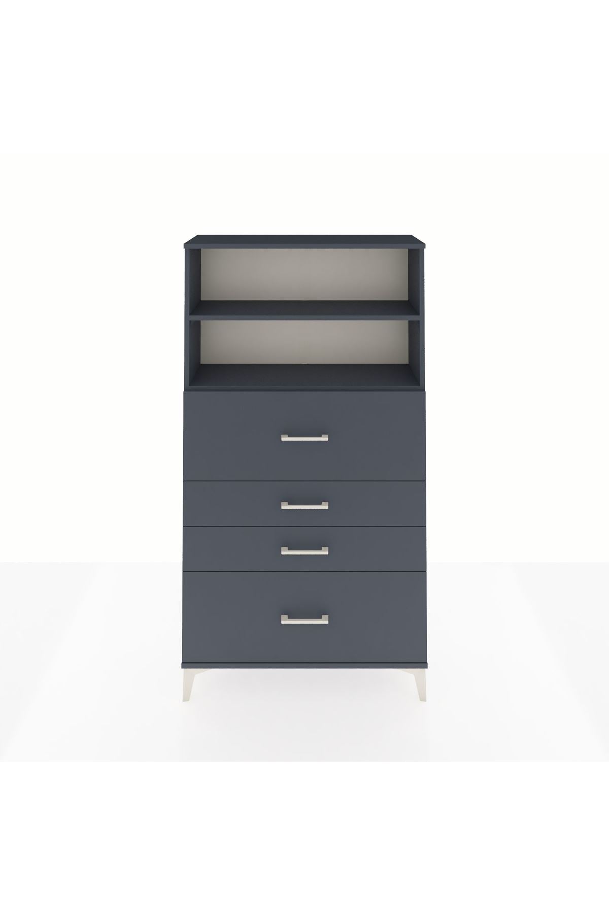 Arges Dolap 2 Raflı 4 Çekmeceli 88x30x163 - S21M032V5A