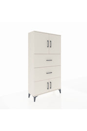 Arges Dolap 2 Raflı 2 Çekmeceli 4 Kapaklı 88x30x163 - S21M033V1A