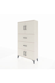 Arges Dolap 2 Raflı 2 Çekmeceli 4 Kapaklı 88x30x163 - S21M033V1A