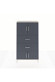 Arges Dolap 2 Raflı 2 Çekmeceli 4 Kapaklı 88x30x163 - S21M033V2A