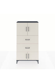 Arges Dolap 2 Raflı 2 Çekmeceli 4 Kapaklı 88x30x163 - S21M033V4A