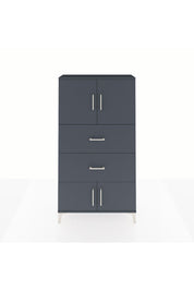 Arges Dolap 2 Raflı 2 Çekmeceli 4 Kapaklı 88x30x163 - S21M033V5A
