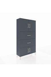 Arges Dolap 2 Raflı 2 Çekmeceli 4 Kapaklı 88x30x163 - S21M033V5A
