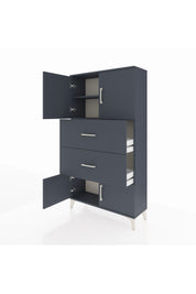 Arges Dolap 2 Raflı 2 Çekmeceli 4 Kapaklı 88x30x163 - S21M033V5A