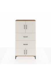 Arges Dolap 2 Raflı 2 Çekmeceli 4 Kapaklı 88x30x163 - S21M033V7A