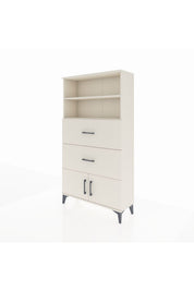 Arges Dolap 2 Raflı 2 Çekmeceli 2 Kapaklı 88x30x163 - S21M034V1A