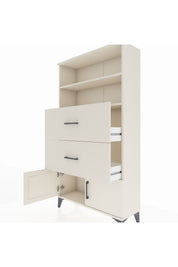 Arges Dolap 2 Raflı 2 Çekmeceli 2 Kapaklı 88x30x163 - S21M034V1A