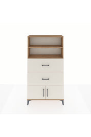 Arges Dolap 2 Raflı 2 Çekmeceli 2 Kapaklı 88x30x163 - S21M034V7A