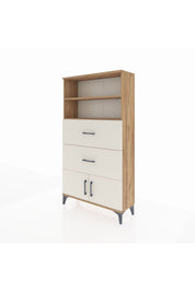 Arges Dolap 2 Raflı 2 Çekmeceli 2 Kapaklı 88x30x163 - S21M034V7A