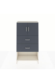 Arges Dolap 2 Raflı 2 Çekmeceli 2 Kapaklı 88x30x163 - S21M035V2A
