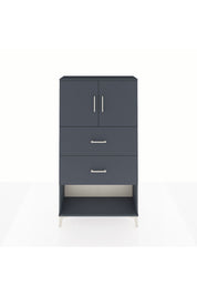 Arges Dolap 2 Raflı 2 Çekmeceli 2 Kapaklı 88x30x163 - S21M035V5A