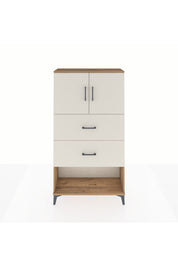 Arges Dolap 2 Raflı 2 Çekmeceli 2 Kapaklı 88x30x163 - S21M035V9A